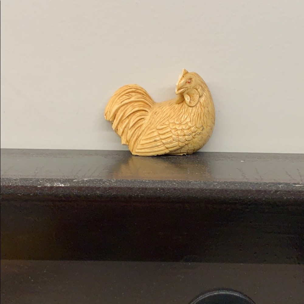 3/$15! Cute small ceramic rooster